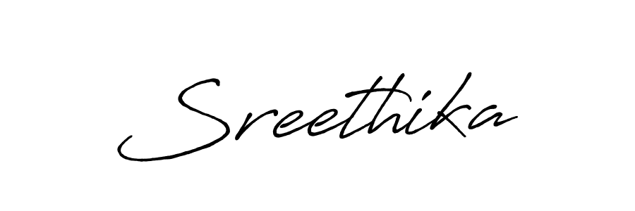 You should practise on your own different ways (Antro_Vectra_Bolder) to write your name (Sreethika) in signature. don't let someone else do it for you. Sreethika signature style 7 images and pictures png