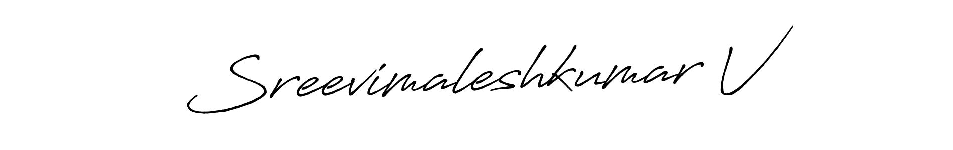 You can use this online signature creator to create a handwritten signature for the name Sreevimaleshkumar V. This is the best online autograph maker. Sreevimaleshkumar V signature style 7 images and pictures png