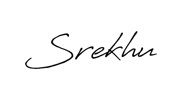 if you are searching for the best signature style for your name Srekhu. so please give up your signature search. here we have designed multiple signature styles  using Antro_Vectra_Bolder. Srekhu signature style 7 images and pictures png