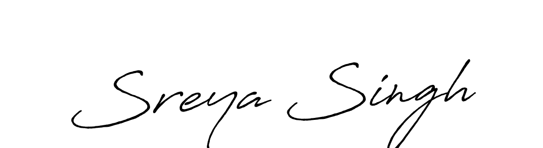 It looks lik you need a new signature style for name Sreya Singh. Design unique handwritten (Antro_Vectra_Bolder) signature with our free signature maker in just a few clicks. Sreya Singh signature style 7 images and pictures png