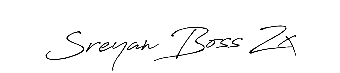 Antro_Vectra_Bolder is a professional signature style that is perfect for those who want to add a touch of class to their signature. It is also a great choice for those who want to make their signature more unique. Get Sreyan Boss Zx name to fancy signature for free. Sreyan Boss Zx signature style 7 images and pictures png