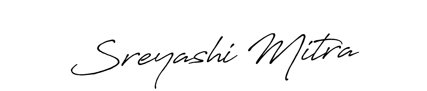 Similarly Antro_Vectra_Bolder is the best handwritten signature design. Signature creator online .You can use it as an online autograph creator for name Sreyashi Mitra. Sreyashi Mitra signature style 7 images and pictures png
