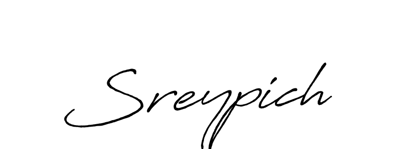 Make a beautiful signature design for name Sreypich. Use this online signature maker to create a handwritten signature for free. Sreypich signature style 7 images and pictures png