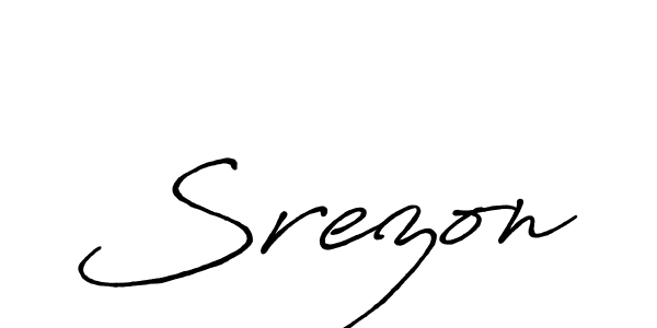 Once you've used our free online signature maker to create your best signature Antro_Vectra_Bolder style, it's time to enjoy all of the benefits that Srezon name signing documents. Srezon signature style 7 images and pictures png