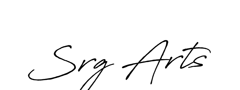 You should practise on your own different ways (Antro_Vectra_Bolder) to write your name (Srg Arts) in signature. don't let someone else do it for you. Srg Arts signature style 7 images and pictures png