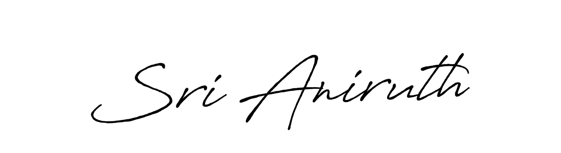 Antro_Vectra_Bolder is a professional signature style that is perfect for those who want to add a touch of class to their signature. It is also a great choice for those who want to make their signature more unique. Get Sri Aniruth name to fancy signature for free. Sri Aniruth signature style 7 images and pictures png