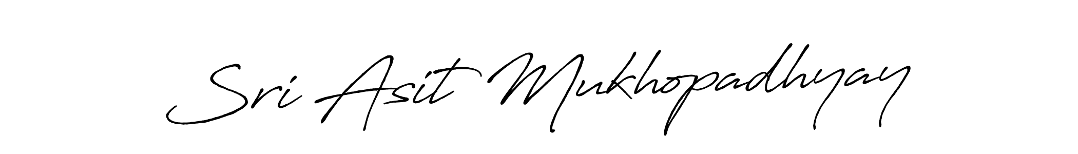 The best way (Antro_Vectra_Bolder) to make a short signature is to pick only two or three words in your name. The name Sri Asit Mukhopadhyay include a total of six letters. For converting this name. Sri Asit Mukhopadhyay signature style 7 images and pictures png