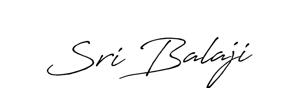 How to make Sri Balaji name signature. Use Antro_Vectra_Bolder style for creating short signs online. This is the latest handwritten sign. Sri Balaji signature style 7 images and pictures png