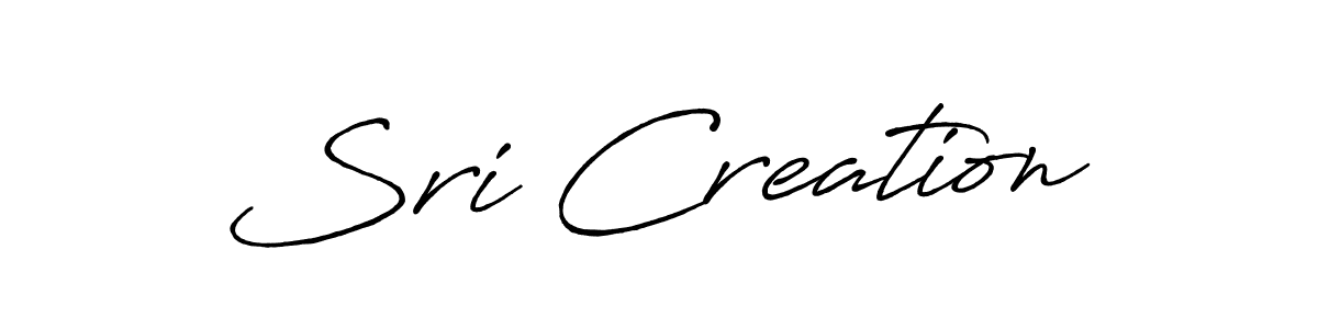 The best way (Antro_Vectra_Bolder) to make a short signature is to pick only two or three words in your name. The name Sri Creation include a total of six letters. For converting this name. Sri Creation signature style 7 images and pictures png