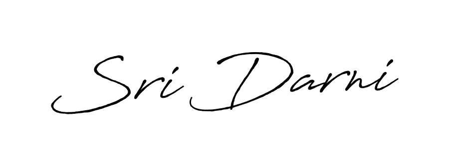 Create a beautiful signature design for name Sri Darni. With this signature (Antro_Vectra_Bolder) fonts, you can make a handwritten signature for free. Sri Darni signature style 7 images and pictures png