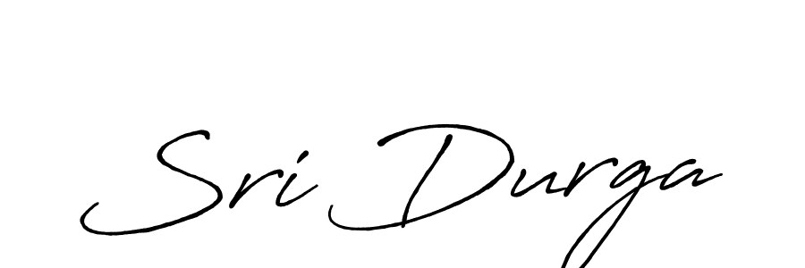 Antro_Vectra_Bolder is a professional signature style that is perfect for those who want to add a touch of class to their signature. It is also a great choice for those who want to make their signature more unique. Get Sri Durga name to fancy signature for free. Sri Durga signature style 7 images and pictures png