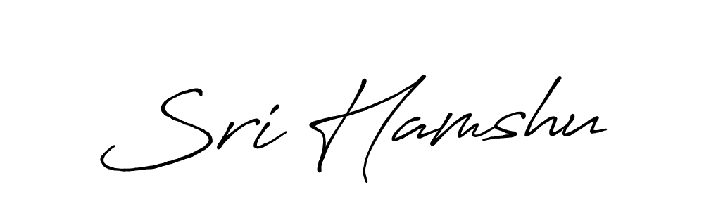 Design your own signature with our free online signature maker. With this signature software, you can create a handwritten (Antro_Vectra_Bolder) signature for name Sri Hamshu. Sri Hamshu signature style 7 images and pictures png