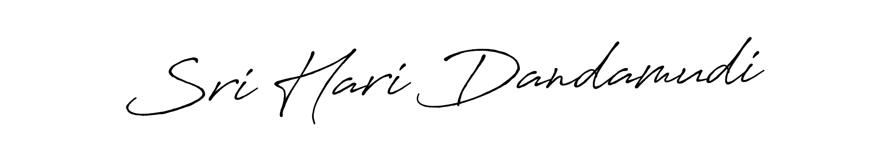 if you are searching for the best signature style for your name Sri Hari Dandamudi. so please give up your signature search. here we have designed multiple signature styles  using Antro_Vectra_Bolder. Sri Hari Dandamudi signature style 7 images and pictures png