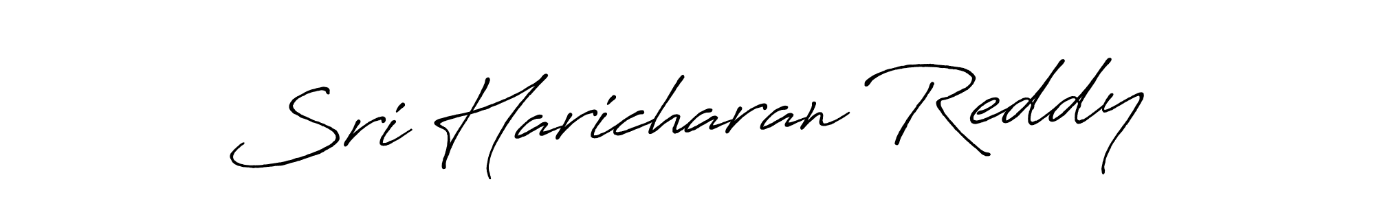 Use a signature maker to create a handwritten signature online. With this signature software, you can design (Antro_Vectra_Bolder) your own signature for name Sri Haricharan Reddy. Sri Haricharan Reddy signature style 7 images and pictures png