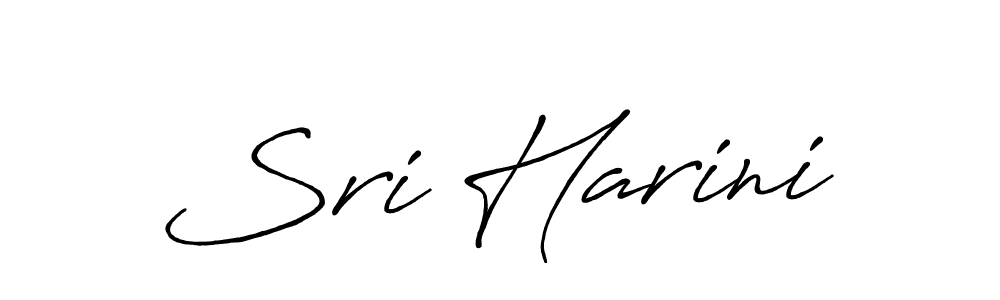 Create a beautiful signature design for name Sri Harini. With this signature (Antro_Vectra_Bolder) fonts, you can make a handwritten signature for free. Sri Harini signature style 7 images and pictures png