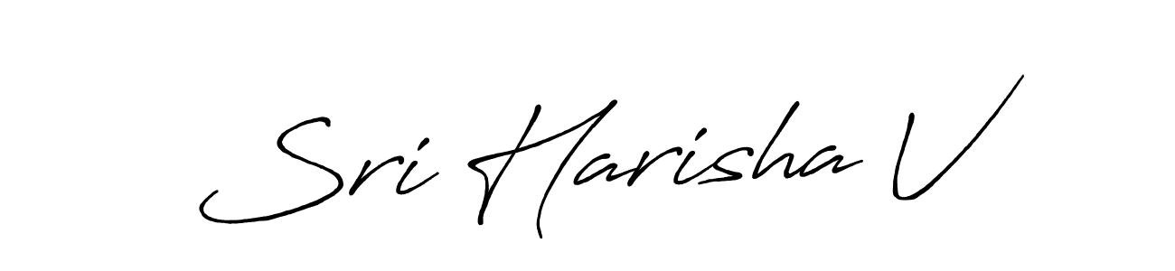 This is the best signature style for the Sri Harisha V name. Also you like these signature font (Antro_Vectra_Bolder). Mix name signature. Sri Harisha V signature style 7 images and pictures png