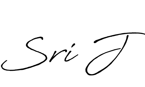 Use a signature maker to create a handwritten signature online. With this signature software, you can design (Antro_Vectra_Bolder) your own signature for name Sri J. Sri J signature style 7 images and pictures png