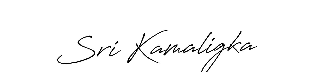 Once you've used our free online signature maker to create your best signature Antro_Vectra_Bolder style, it's time to enjoy all of the benefits that Sri Kamaligka name signing documents. Sri Kamaligka signature style 7 images and pictures png