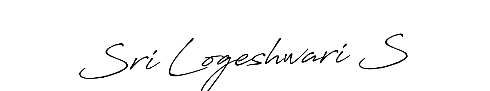 Antro_Vectra_Bolder is a professional signature style that is perfect for those who want to add a touch of class to their signature. It is also a great choice for those who want to make their signature more unique. Get Sri Logeshwari S name to fancy signature for free. Sri Logeshwari S signature style 7 images and pictures png