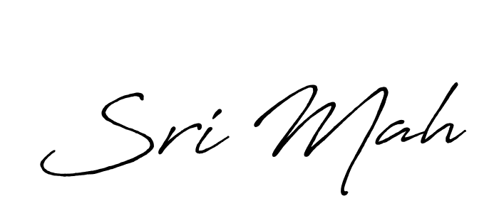 Design your own signature with our free online signature maker. With this signature software, you can create a handwritten (Antro_Vectra_Bolder) signature for name Sri Mah. Sri Mah signature style 7 images and pictures png