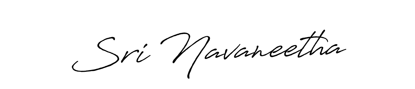 Similarly Antro_Vectra_Bolder is the best handwritten signature design. Signature creator online .You can use it as an online autograph creator for name Sri Navaneetha. Sri Navaneetha signature style 7 images and pictures png