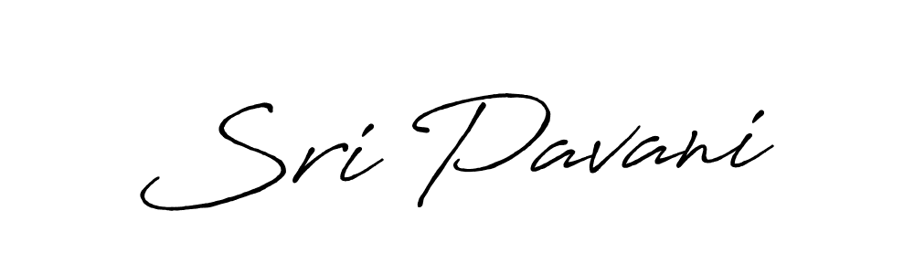 Make a beautiful signature design for name Sri Pavani. With this signature (Antro_Vectra_Bolder) style, you can create a handwritten signature for free. Sri Pavani signature style 7 images and pictures png