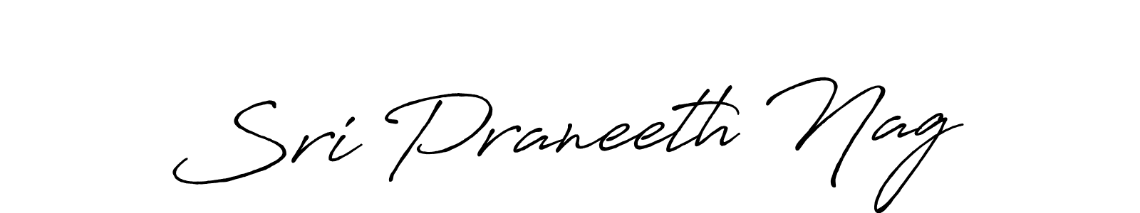 This is the best signature style for the Sri Praneeth Nag name. Also you like these signature font (Antro_Vectra_Bolder). Mix name signature. Sri Praneeth Nag signature style 7 images and pictures png