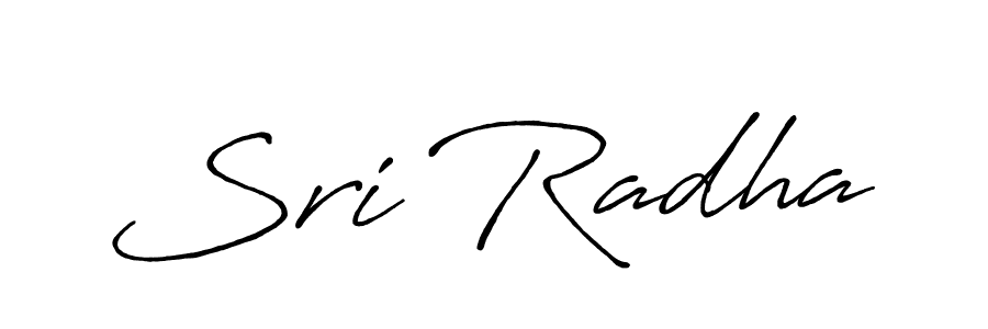 How to make Sri Radha name signature. Use Antro_Vectra_Bolder style for creating short signs online. This is the latest handwritten sign. Sri Radha signature style 7 images and pictures png