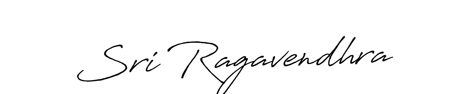 Create a beautiful signature design for name Sri Ragavendhra. With this signature (Antro_Vectra_Bolder) fonts, you can make a handwritten signature for free. Sri Ragavendhra signature style 7 images and pictures png