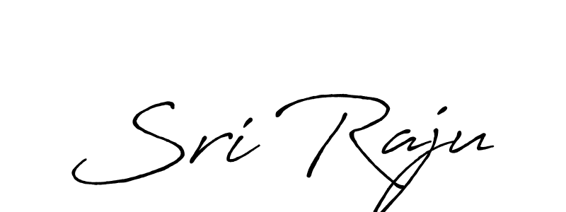 How to make Sri Raju name signature. Use Antro_Vectra_Bolder style for creating short signs online. This is the latest handwritten sign. Sri Raju signature style 7 images and pictures png