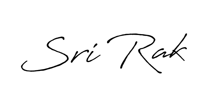 Use a signature maker to create a handwritten signature online. With this signature software, you can design (Antro_Vectra_Bolder) your own signature for name Sri Rak. Sri Rak signature style 7 images and pictures png