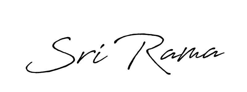 Use a signature maker to create a handwritten signature online. With this signature software, you can design (Antro_Vectra_Bolder) your own signature for name Sri Rama. Sri Rama signature style 7 images and pictures png