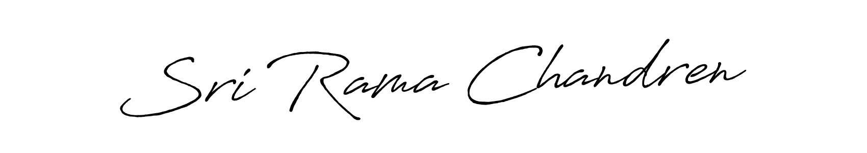 Sri Rama Chandren stylish signature style. Best Handwritten Sign (Antro_Vectra_Bolder) for my name. Handwritten Signature Collection Ideas for my name Sri Rama Chandren. Sri Rama Chandren signature style 7 images and pictures png