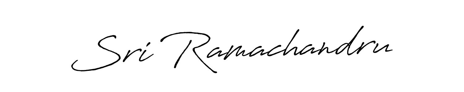 Design your own signature with our free online signature maker. With this signature software, you can create a handwritten (Antro_Vectra_Bolder) signature for name Sri Ramachandru. Sri Ramachandru signature style 7 images and pictures png