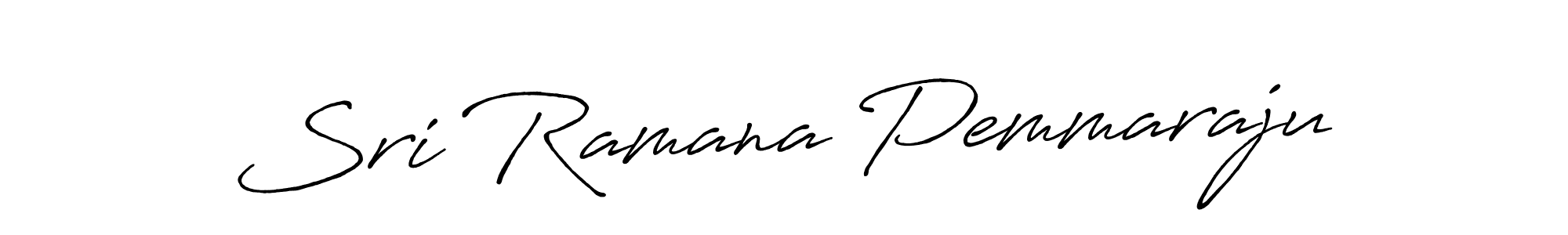 Design your own signature with our free online signature maker. With this signature software, you can create a handwritten (Antro_Vectra_Bolder) signature for name Sri Ramana Pemmaraju. Sri Ramana Pemmaraju signature style 7 images and pictures png