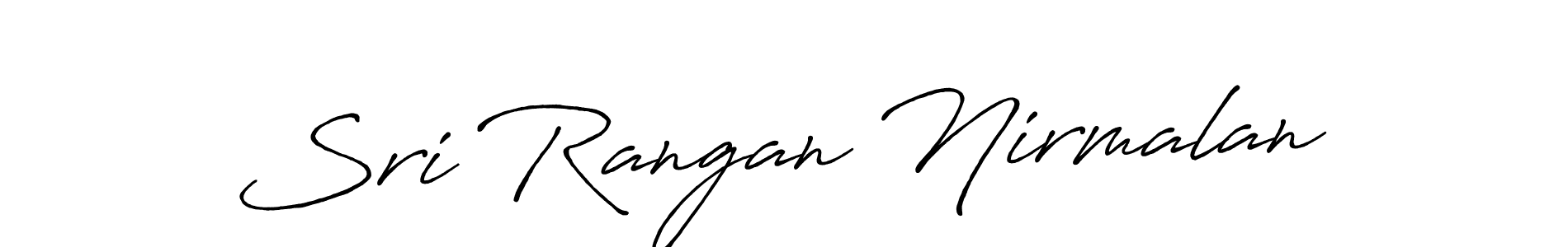 How to make Sri Rangan Nirmalan signature? Antro_Vectra_Bolder is a professional autograph style. Create handwritten signature for Sri Rangan Nirmalan name. Sri Rangan Nirmalan signature style 7 images and pictures png