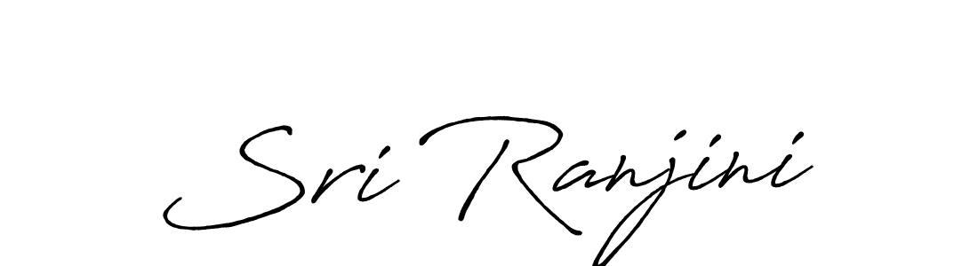 Use a signature maker to create a handwritten signature online. With this signature software, you can design (Antro_Vectra_Bolder) your own signature for name Sri Ranjini. Sri Ranjini signature style 7 images and pictures png