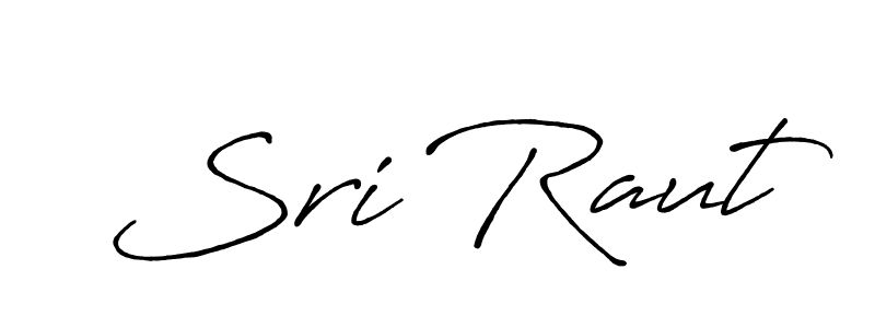 Design your own signature with our free online signature maker. With this signature software, you can create a handwritten (Antro_Vectra_Bolder) signature for name Sri Raut. Sri Raut signature style 7 images and pictures png