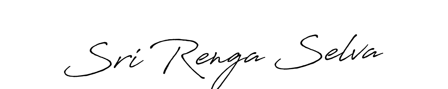 Make a beautiful signature design for name Sri Renga Selva. With this signature (Antro_Vectra_Bolder) style, you can create a handwritten signature for free. Sri Renga Selva signature style 7 images and pictures png