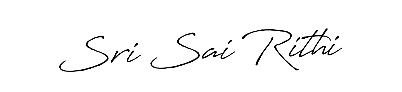 Similarly Antro_Vectra_Bolder is the best handwritten signature design. Signature creator online .You can use it as an online autograph creator for name Sri Sai Rithi. Sri Sai Rithi signature style 7 images and pictures png