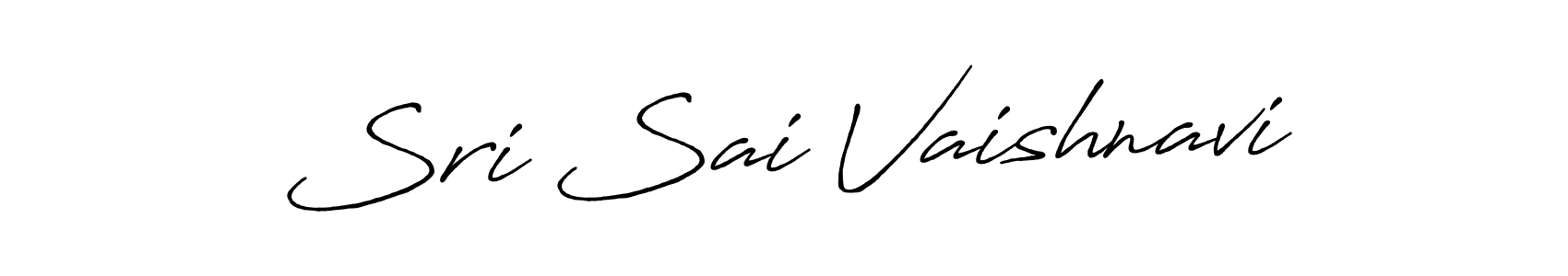 How to make Sri Sai Vaishnavi name signature. Use Antro_Vectra_Bolder style for creating short signs online. This is the latest handwritten sign. Sri Sai Vaishnavi signature style 7 images and pictures png