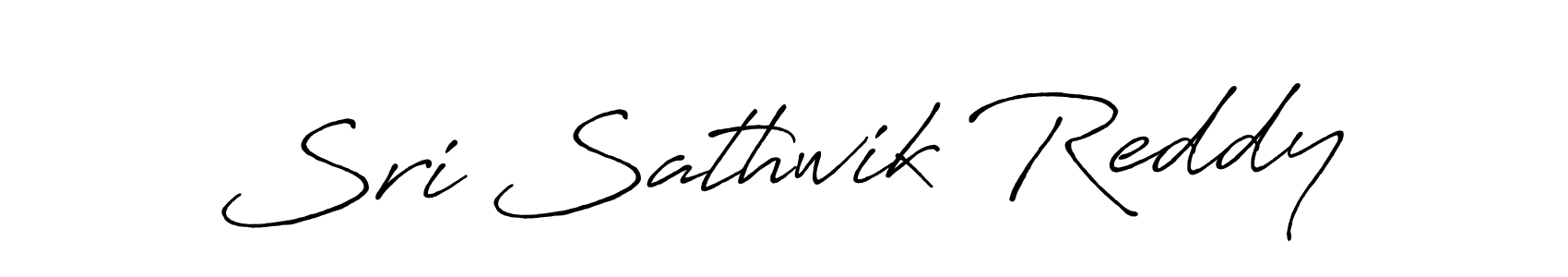 How to make Sri Sathwik Reddy signature? Antro_Vectra_Bolder is a professional autograph style. Create handwritten signature for Sri Sathwik Reddy name. Sri Sathwik Reddy signature style 7 images and pictures png