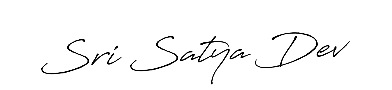 Sri Satya Dev stylish signature style. Best Handwritten Sign (Antro_Vectra_Bolder) for my name. Handwritten Signature Collection Ideas for my name Sri Satya Dev. Sri Satya Dev signature style 7 images and pictures png