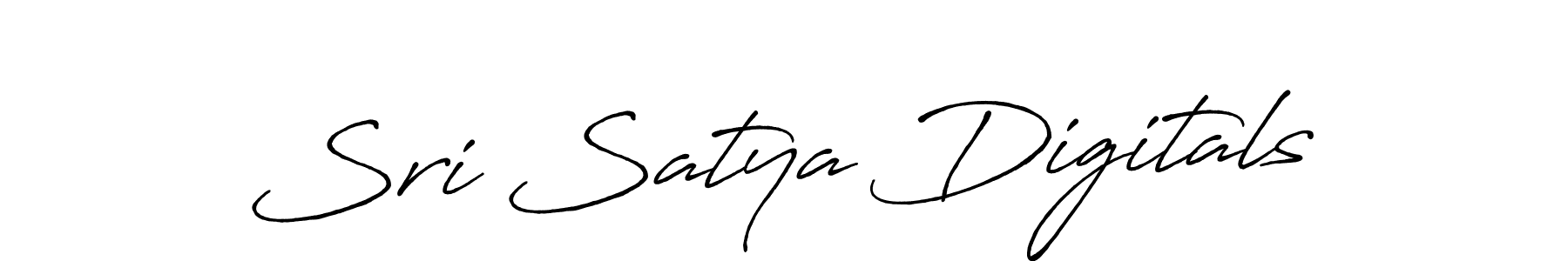 It looks lik you need a new signature style for name Sri Satya Digitals. Design unique handwritten (Antro_Vectra_Bolder) signature with our free signature maker in just a few clicks. Sri Satya Digitals signature style 7 images and pictures png