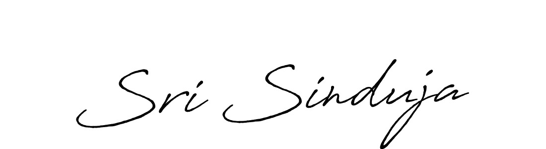 Sri Sinduja stylish signature style. Best Handwritten Sign (Antro_Vectra_Bolder) for my name. Handwritten Signature Collection Ideas for my name Sri Sinduja. Sri Sinduja signature style 7 images and pictures png