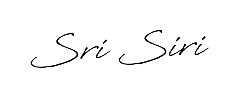 How to make Sri Siri signature? Antro_Vectra_Bolder is a professional autograph style. Create handwritten signature for Sri Siri name. Sri Siri signature style 7 images and pictures png