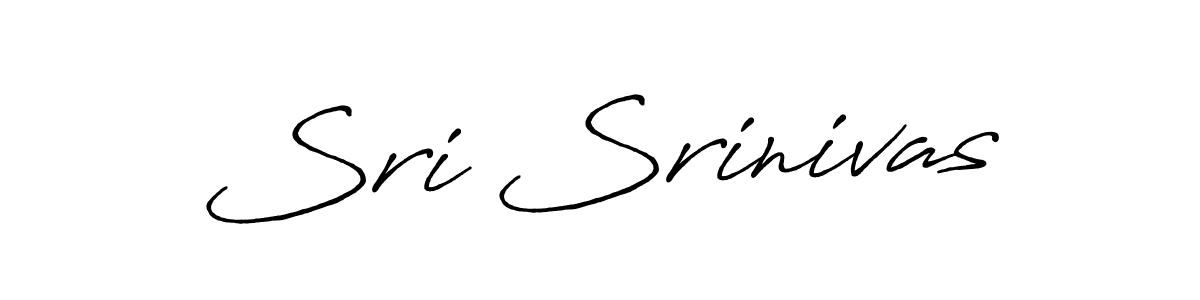You should practise on your own different ways (Antro_Vectra_Bolder) to write your name (Sri Srinivas) in signature. don't let someone else do it for you. Sri Srinivas signature style 7 images and pictures png