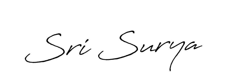 Also You can easily find your signature by using the search form. We will create Sri Surya name handwritten signature images for you free of cost using Antro_Vectra_Bolder sign style. Sri Surya signature style 7 images and pictures png