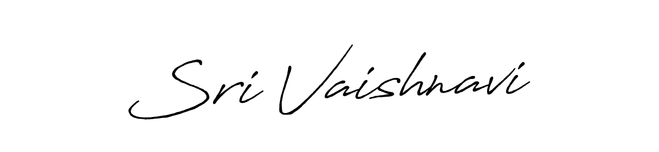 Also we have Sri Vaishnavi name is the best signature style. Create professional handwritten signature collection using Antro_Vectra_Bolder autograph style. Sri Vaishnavi signature style 7 images and pictures png