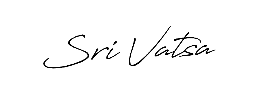 How to make Sri Vatsa signature? Antro_Vectra_Bolder is a professional autograph style. Create handwritten signature for Sri Vatsa name. Sri Vatsa signature style 7 images and pictures png